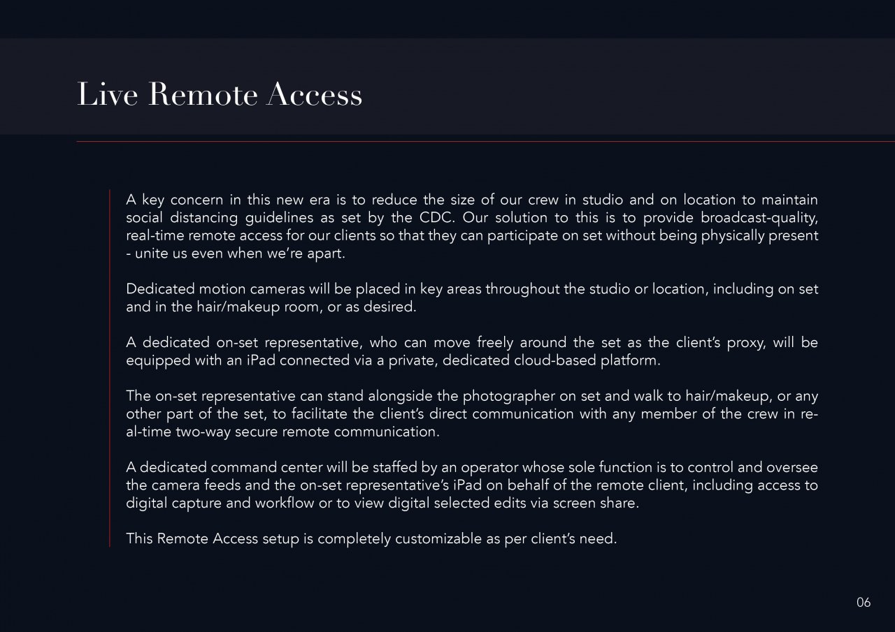 CXA Agency Releases Return to Work Guide for Safe & Responsible Shoot Production | 7