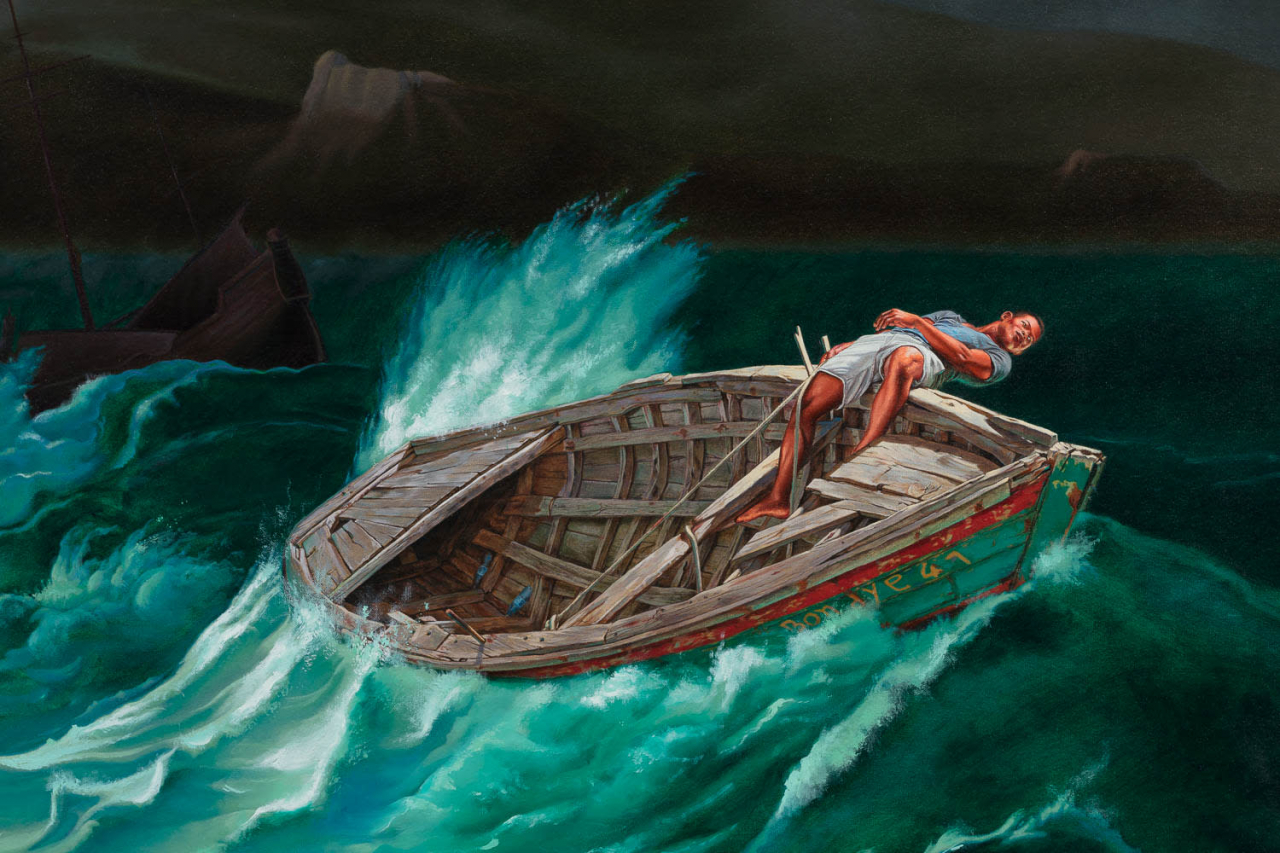 stephenfriedmangallery-kehinde-wiley-tempest-off-a-mountainous-coast-patrick-laguerre-2017-1
