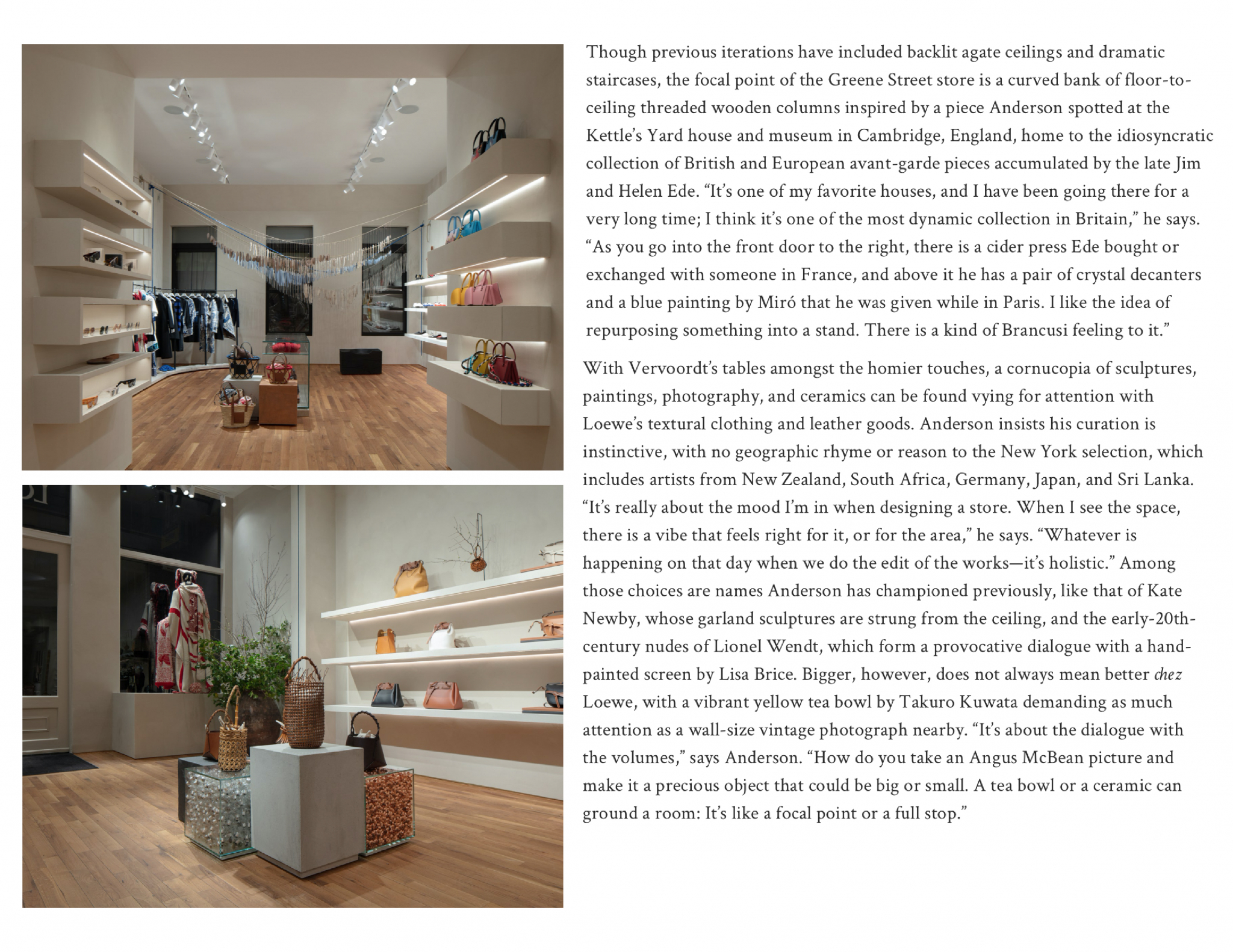 Dan Thawley | Architectural Digest: Loewe's NYC Flagship | 2