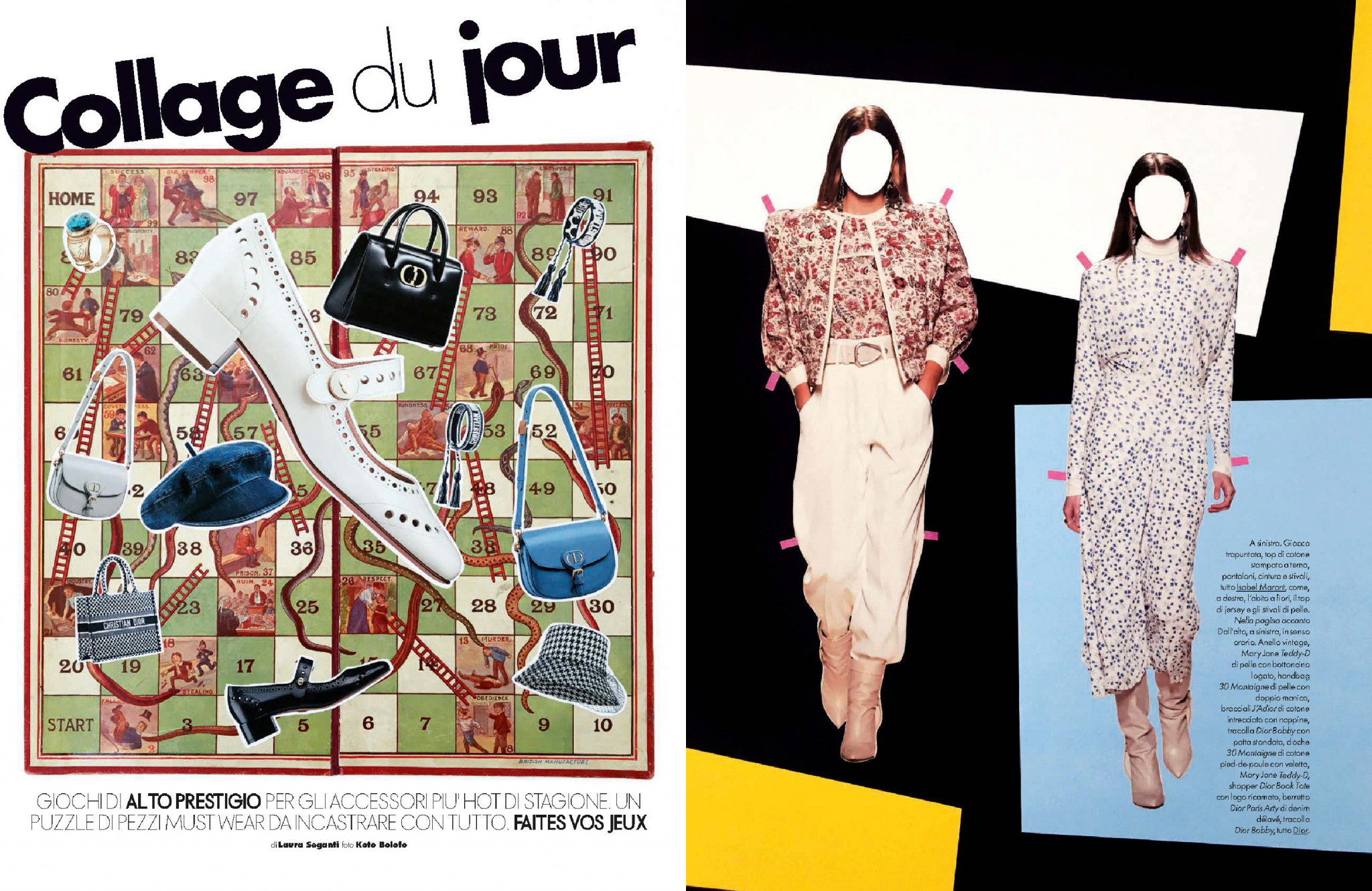 Koto Bolofo | Elle Italia: Collage du Jour | 1