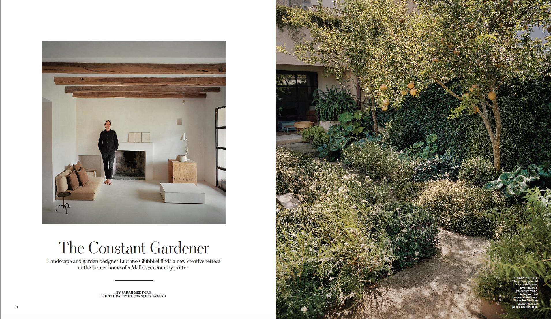 François Halard | WSJ: The Perfect Garden Home | 2