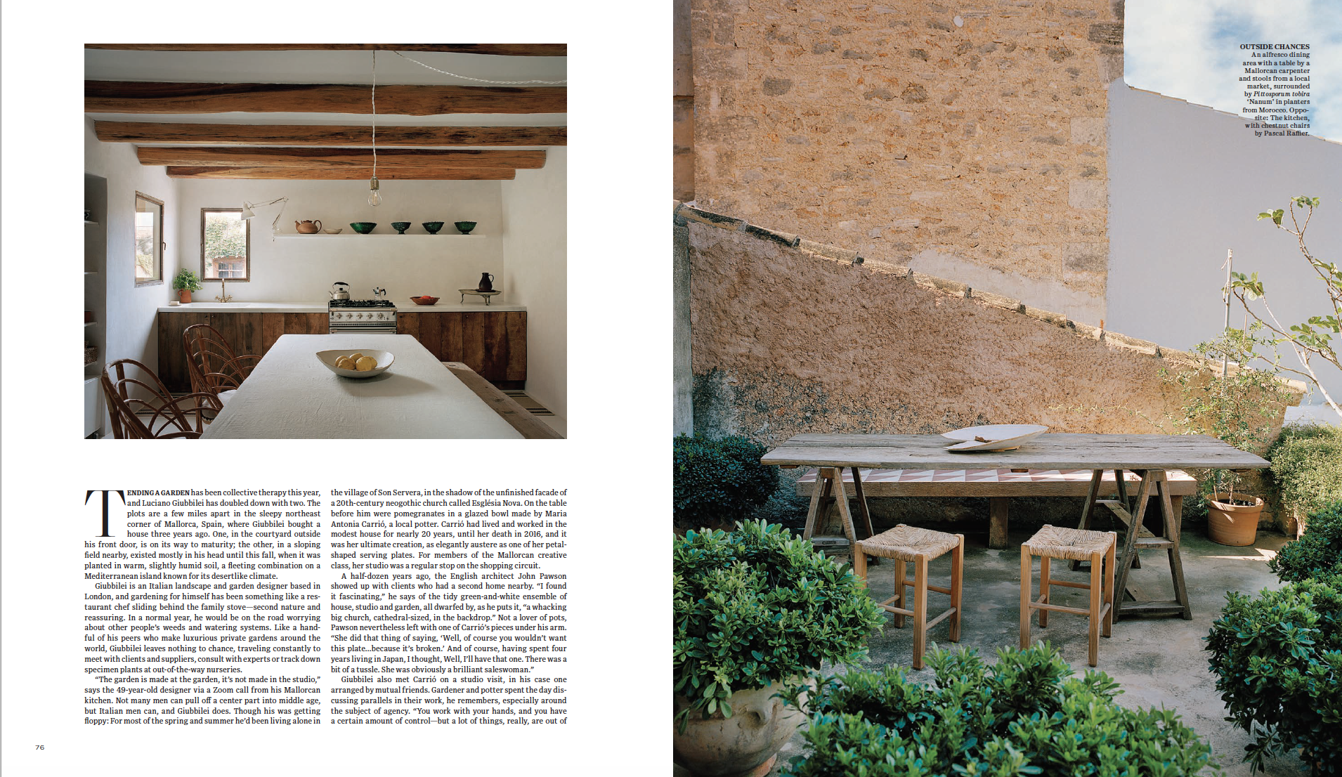 François Halard | WSJ: The Perfect Garden Home | 3