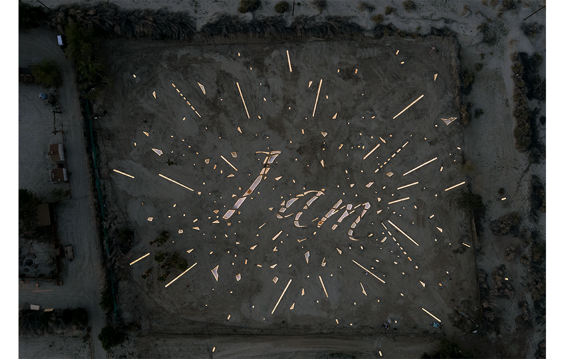 'I Am,' Desert X, Coachella Valley, CA, 2017