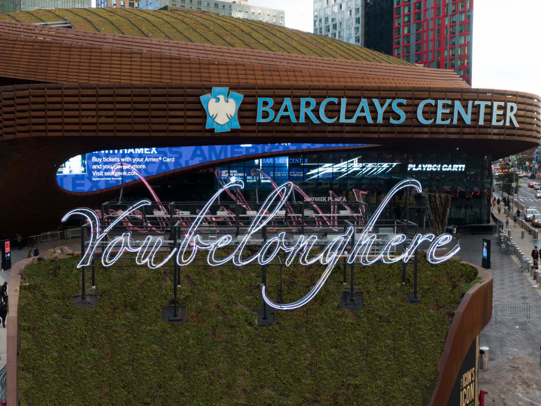 Belong/Brooklyn, Barclays Center, Brooklyn, 2021 - Belong/Brooklyn, Barclays Center, Brooklyn, 2021