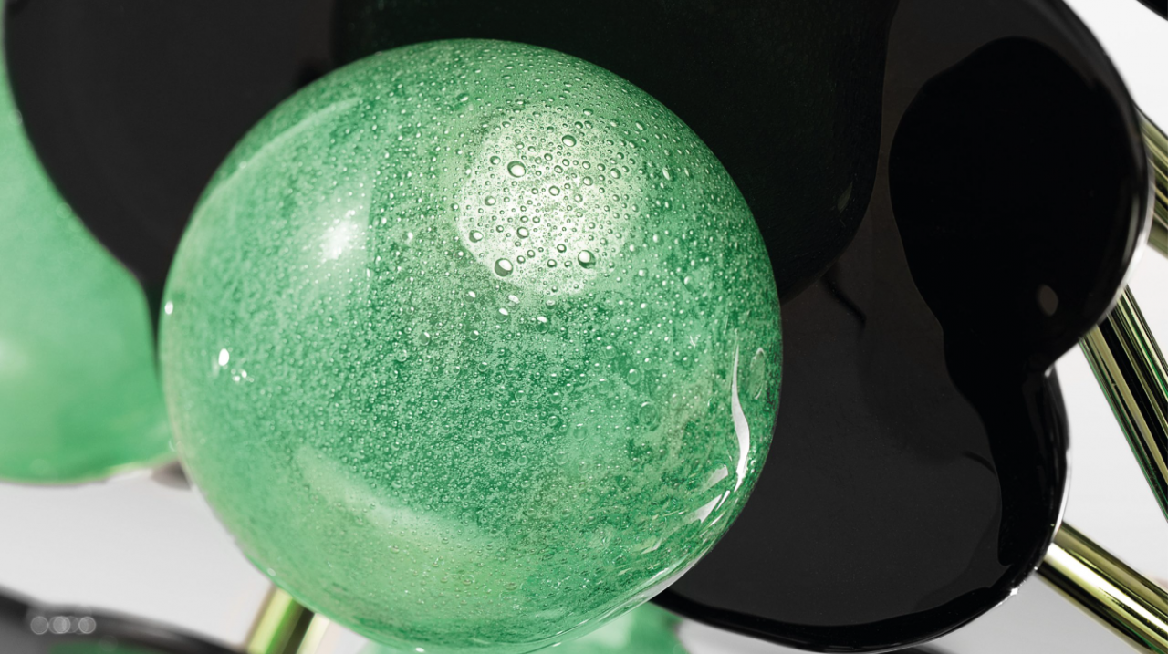 Wonderglass 'Clover' chandelier