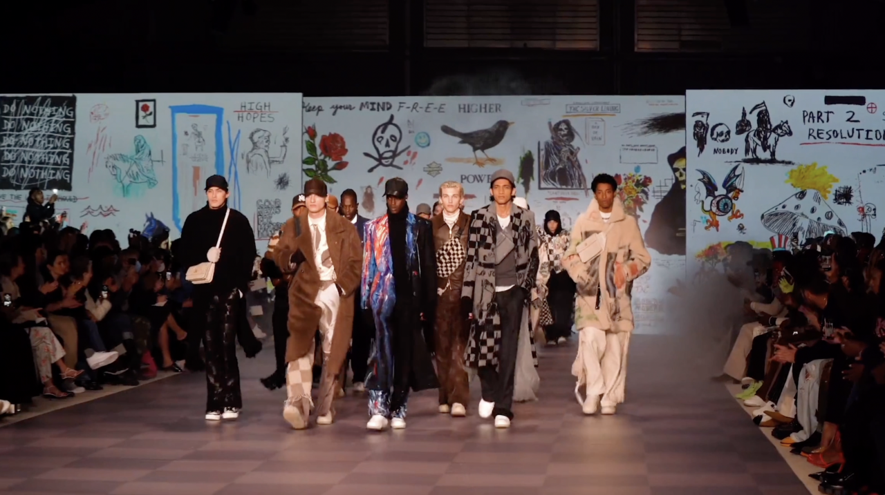 AMIRI Men’s Fall 2022 collection runway show