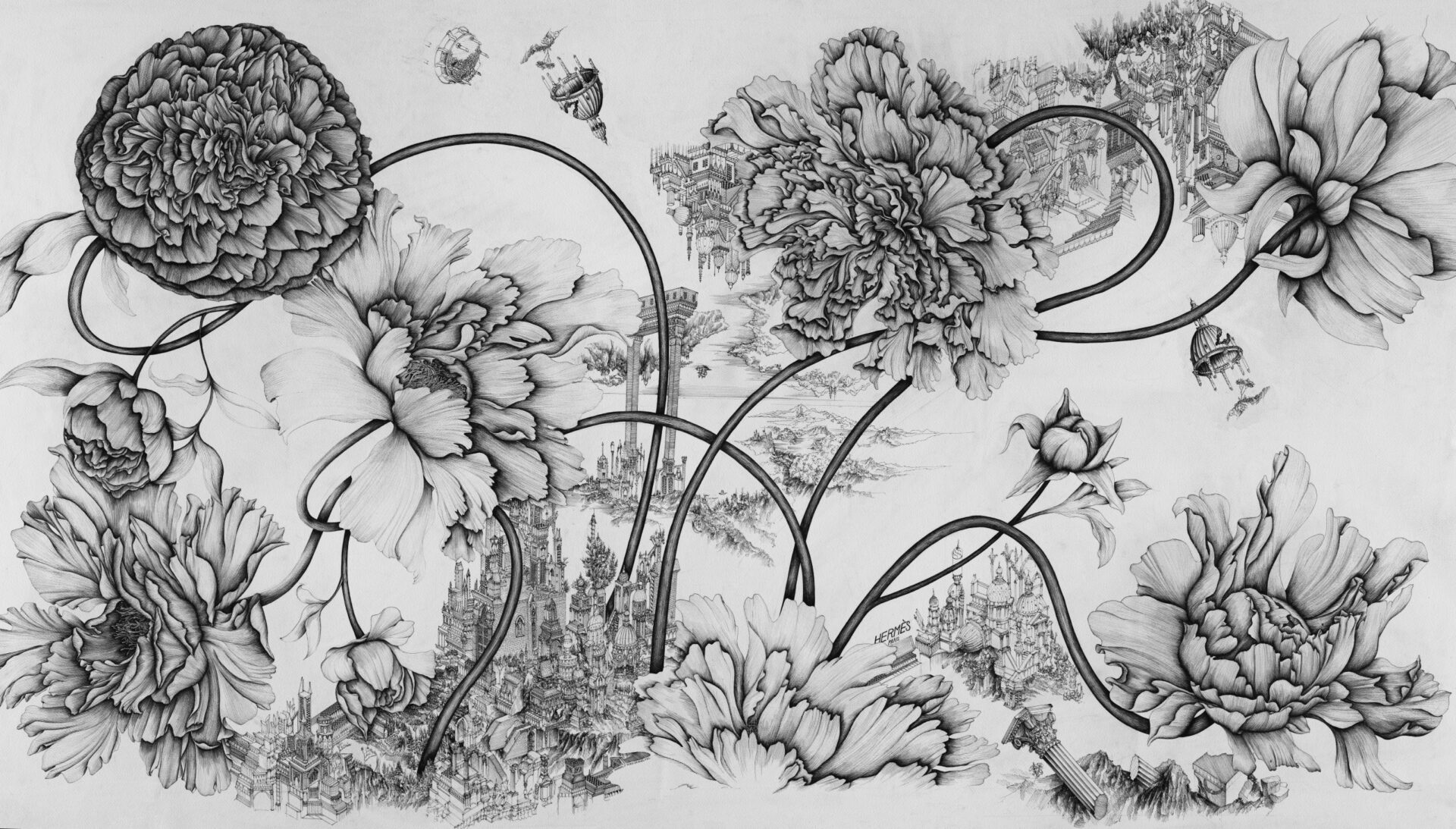 Hermès: A L'Ombres des Pivoines