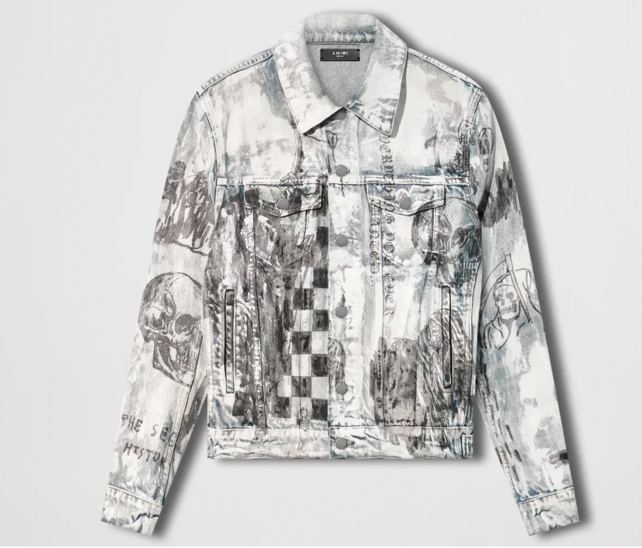 Artist Wes Lang Lends a Gothic, Graphic Hand to Amiri’s Fall 2022 Collection | 2