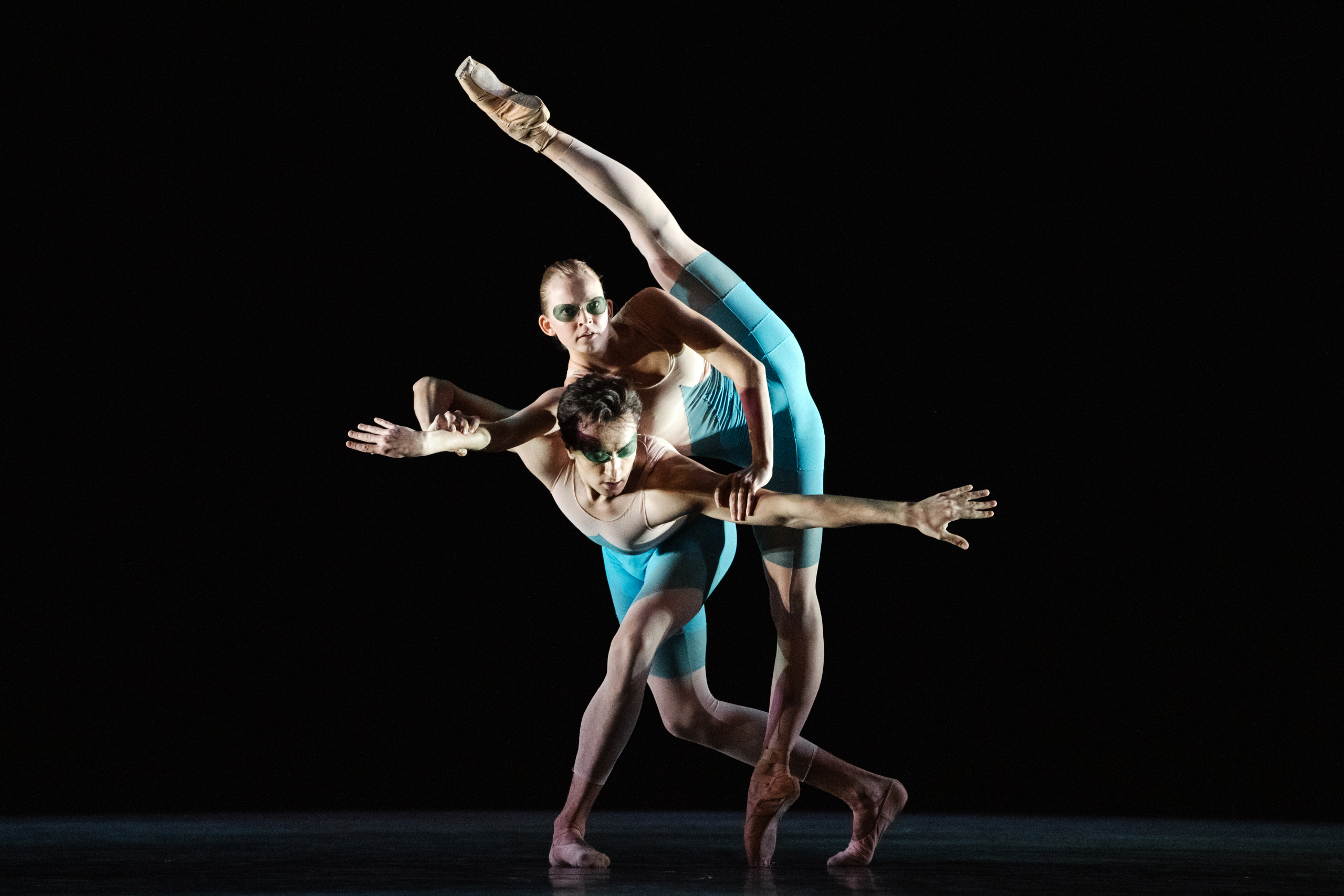 Gareth Pugh | MADDADDAM, The National Ballet of Canada | Isaac Wright and Genevieve Penn Nabity in MADDADDAM. Photo by Karolina Kuras. Courtesy of The National Ballet of Canada. | 4