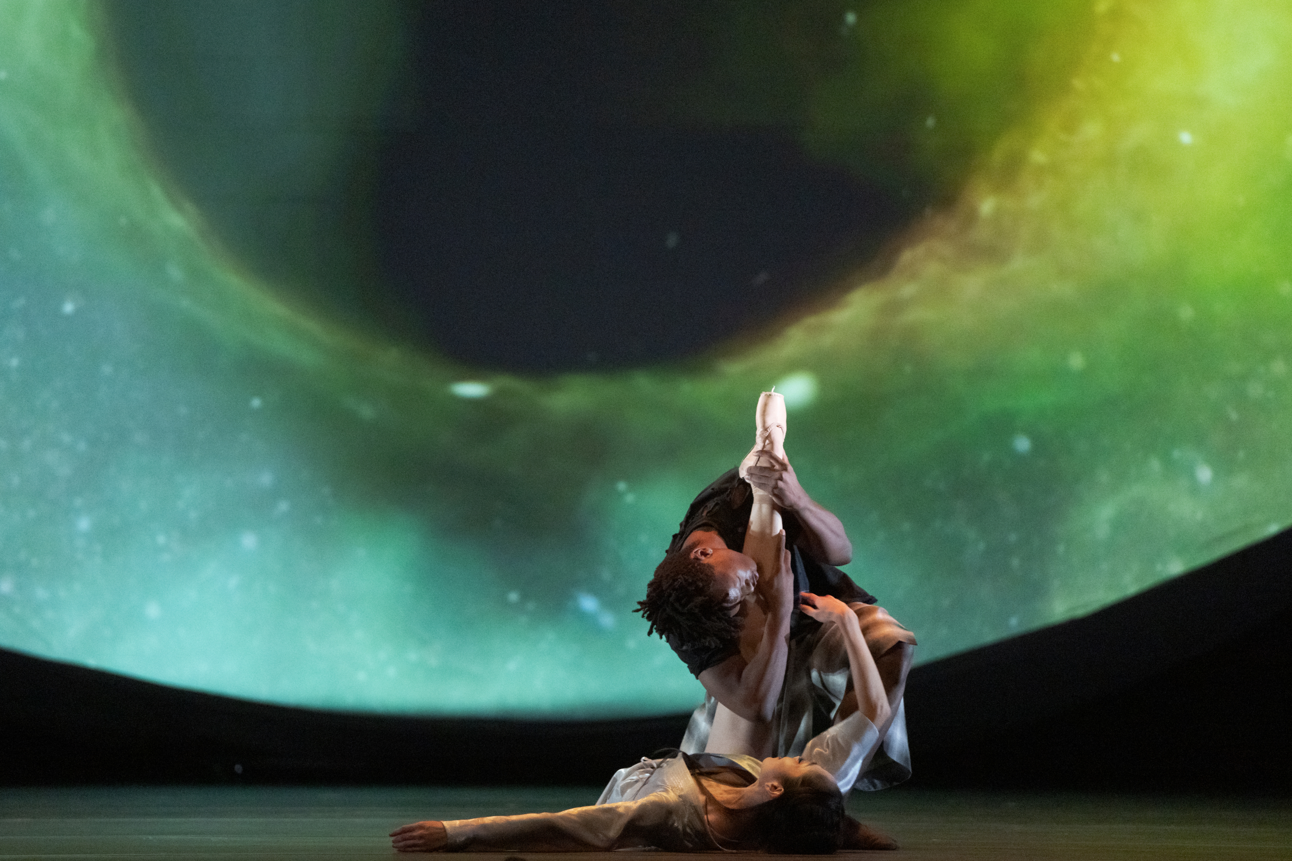 Gareth Pugh | MADDADDAM, The National Ballet of Canada | Koto Ishihara and Siphesihle November in MADDADDAM. Photo by Karolina Kuras. Courtesy of The National Ballet of Canada. | 6