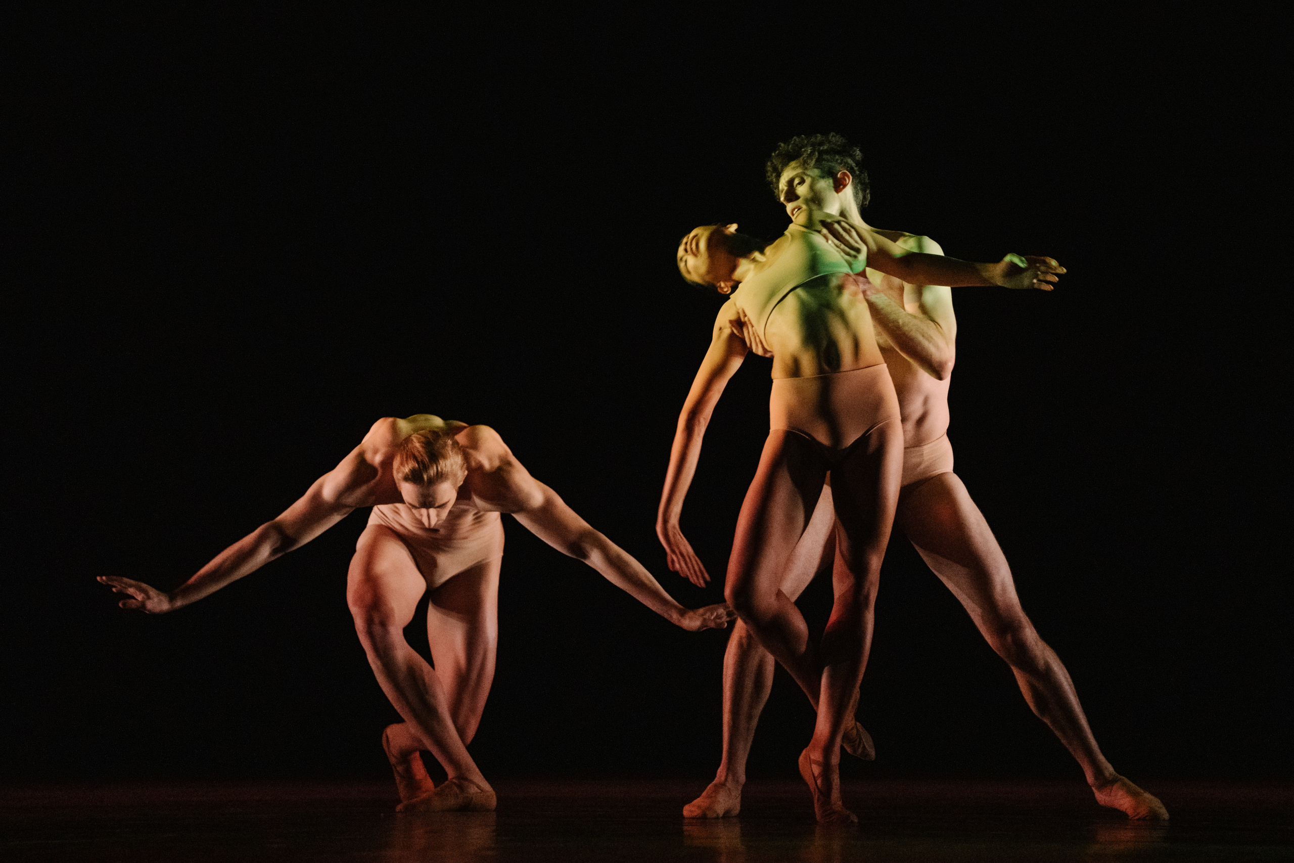 Gareth Pugh | MADDADDAM, The National Ballet of Canada | Ben Rudisin, Jenna Savella and Christopher Gerty in MADDADDAM. Photo by Karolina Kuras. Courtesy of The National Ballet of Canada. | 13