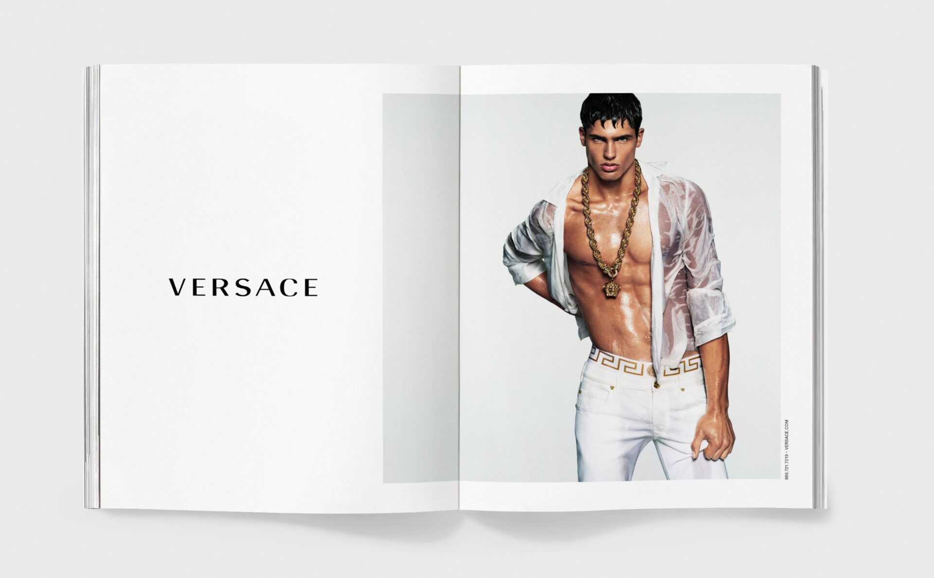 David Bradshaw |  Versace Spring / Summer 2015 | 1