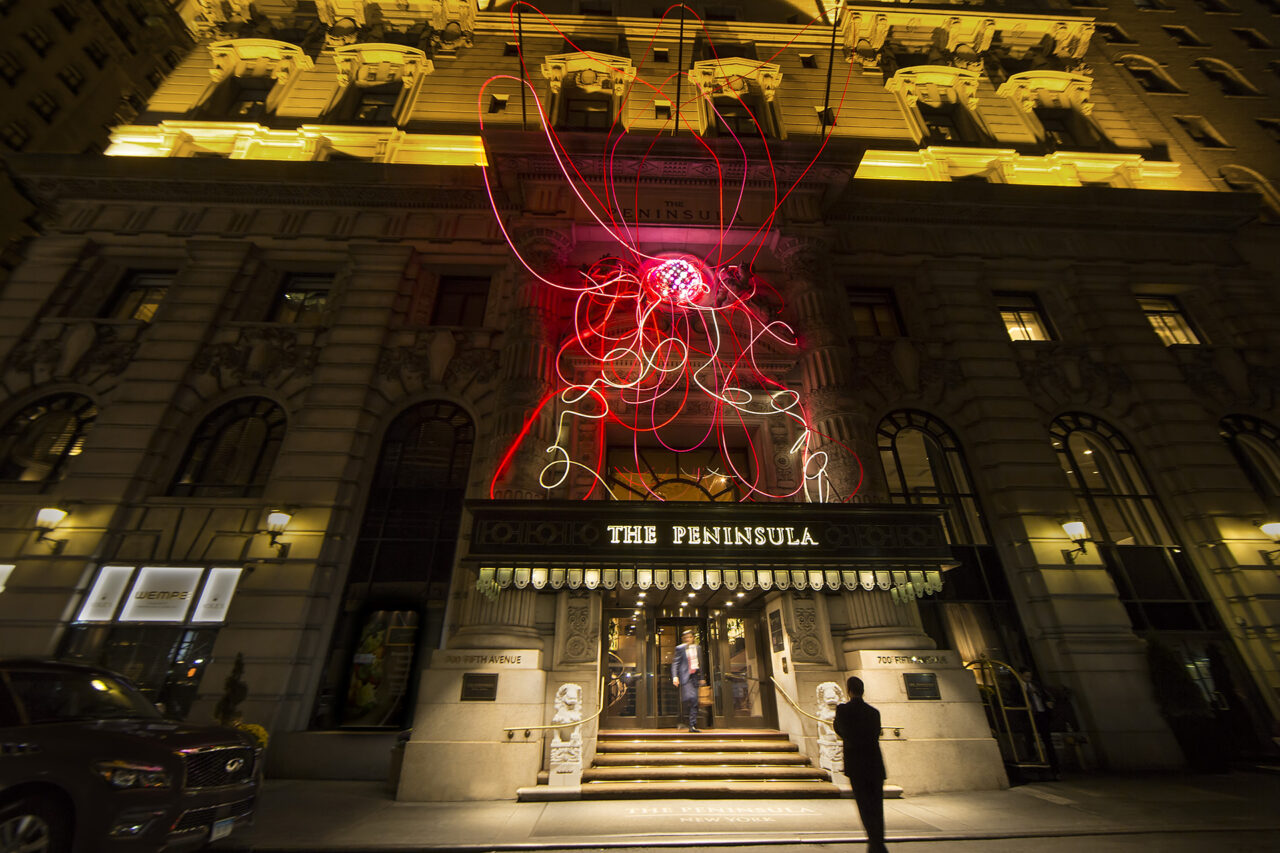 PINK LOTUS x The Peninsula Hotel, New York - grimanesa-amoros-peninsula-hotel-pink-lotus-02-higher