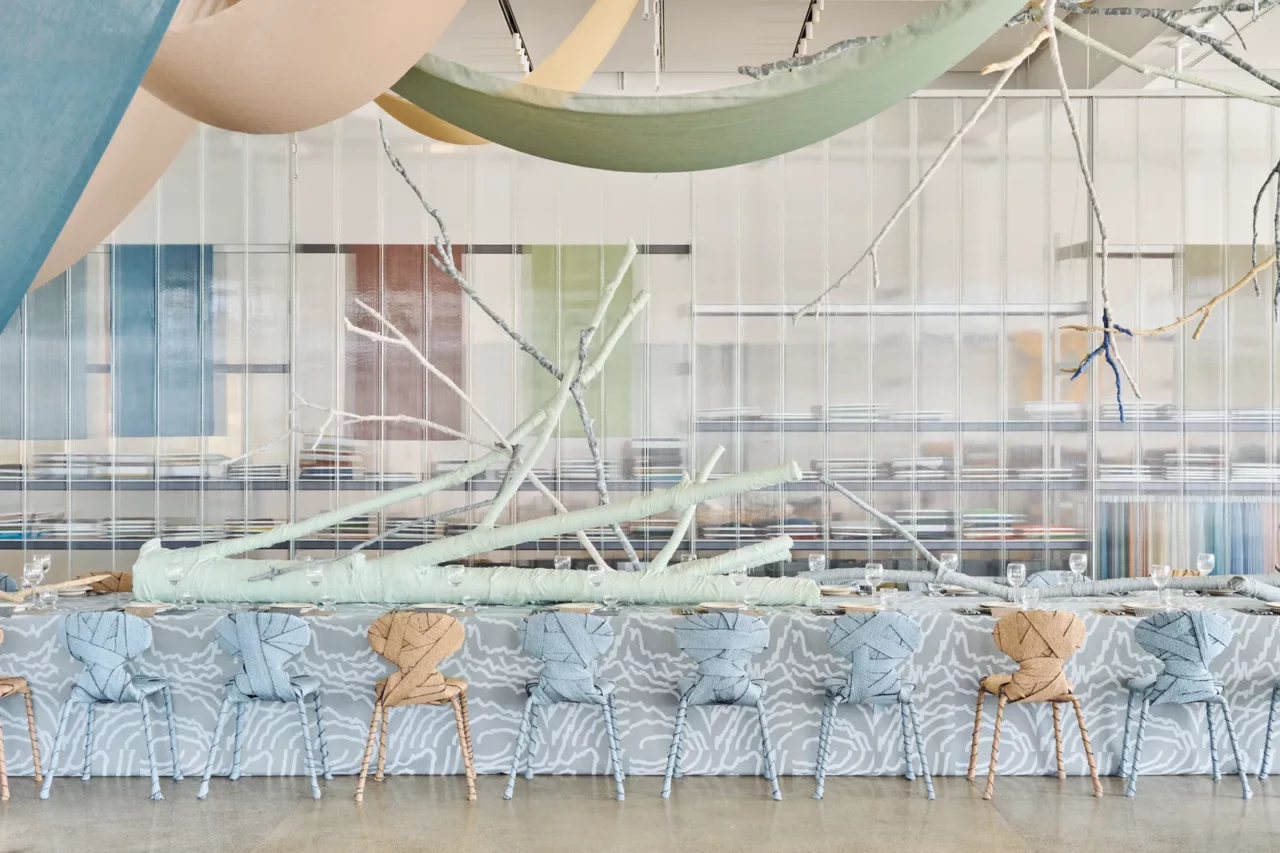 Patricia Urquiola&rsquo;s immersive Kvadrat textile forest is inspired by the Nordic landscape | 3