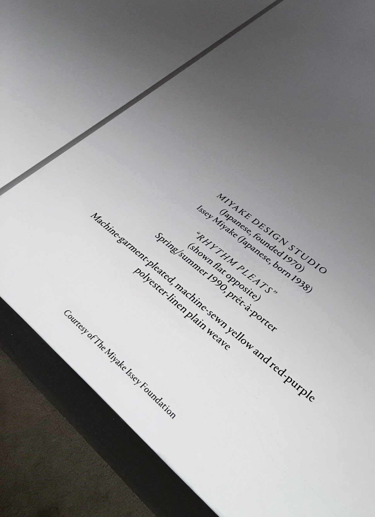 The Met, Karl Lagerfeld & Manus x Machina