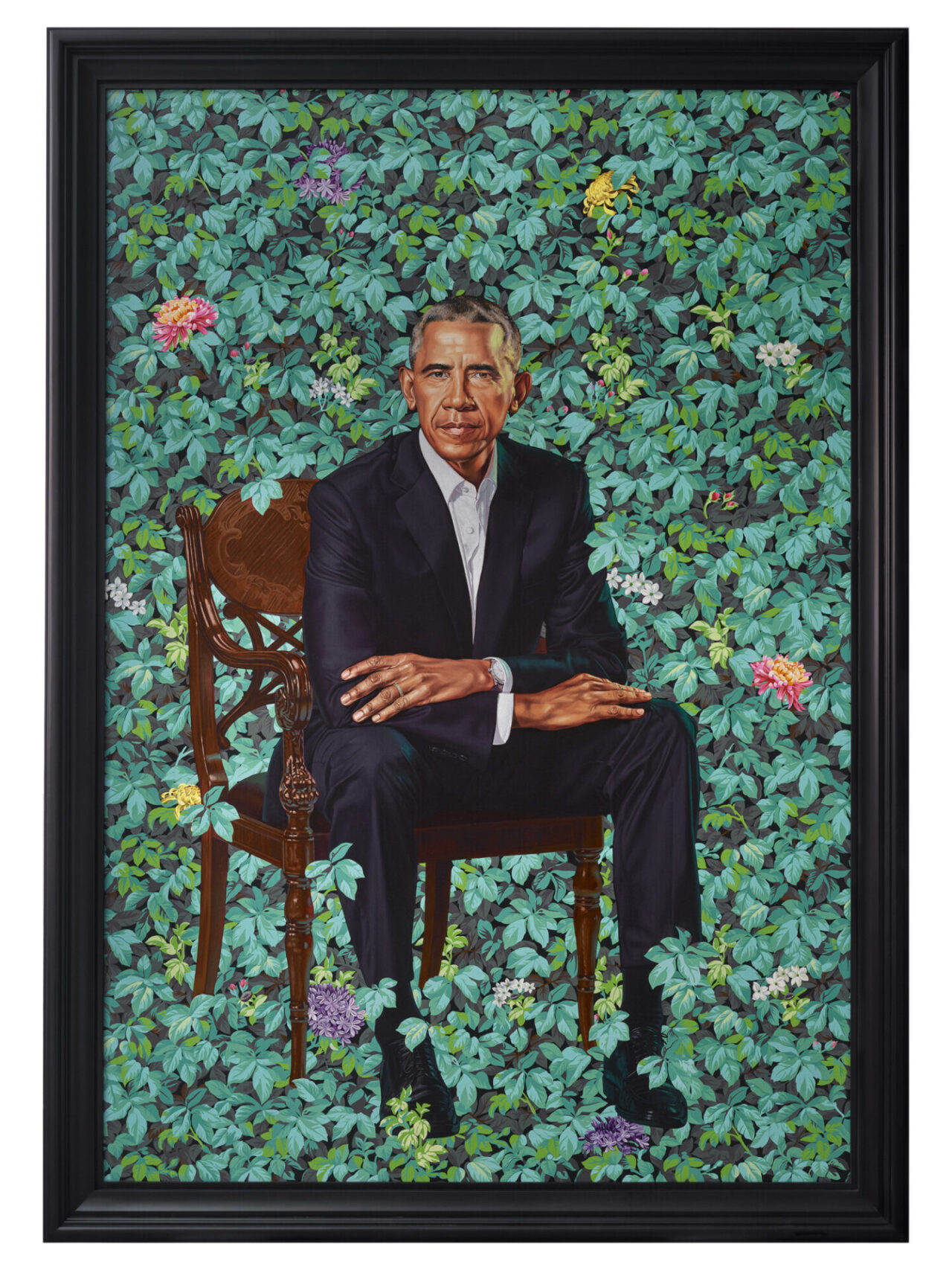 Official Portrait of President Obama - kehindewiley_Official_Portrait_of_President_Barack_Obama_Barack_Obama-1500x2000