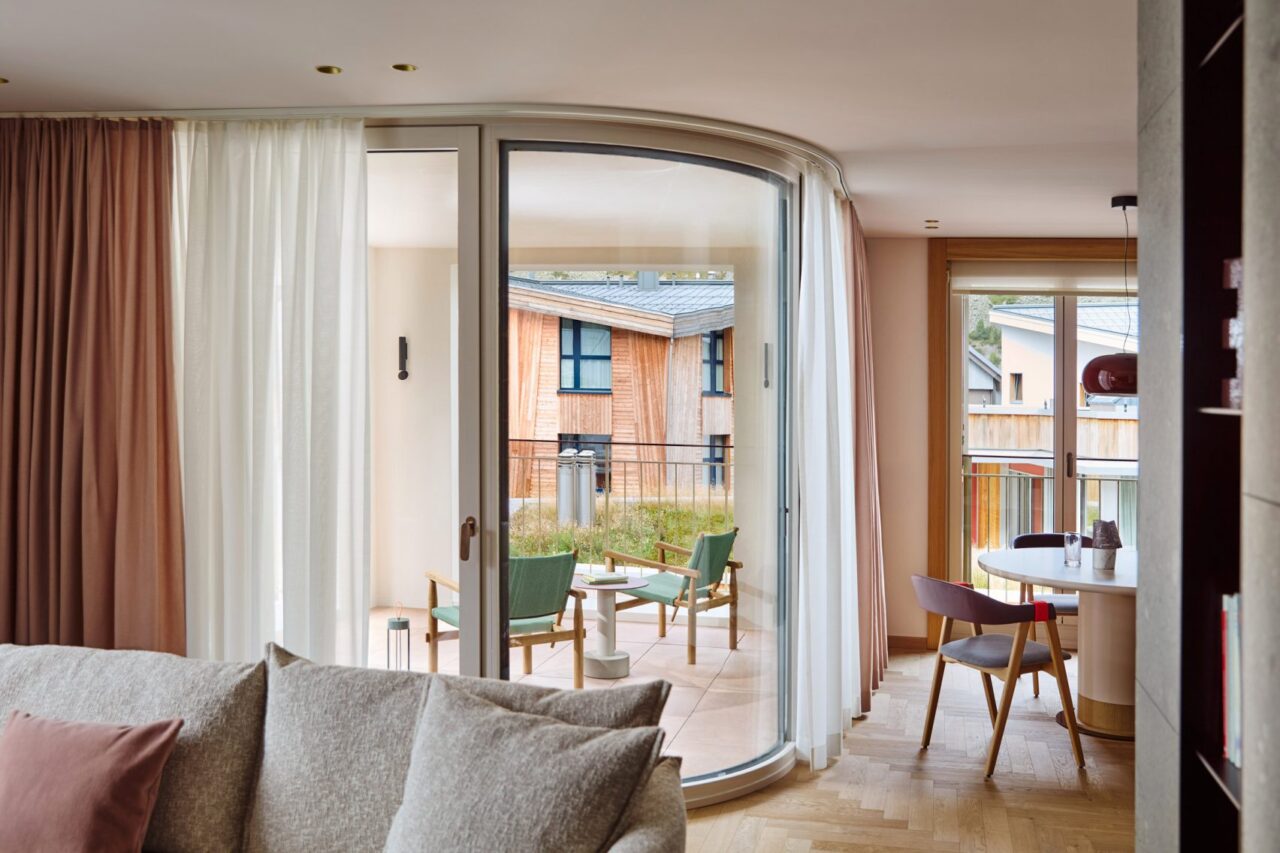 Alpine landscapes inform Patricia Urquiola’s “nest-like” interiors for Swiss apartment complex | 2